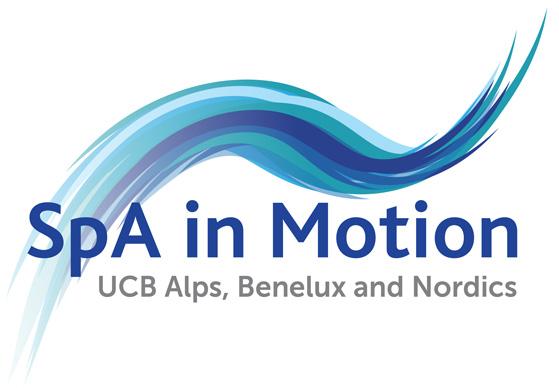 UCB SpA in Motion Logo